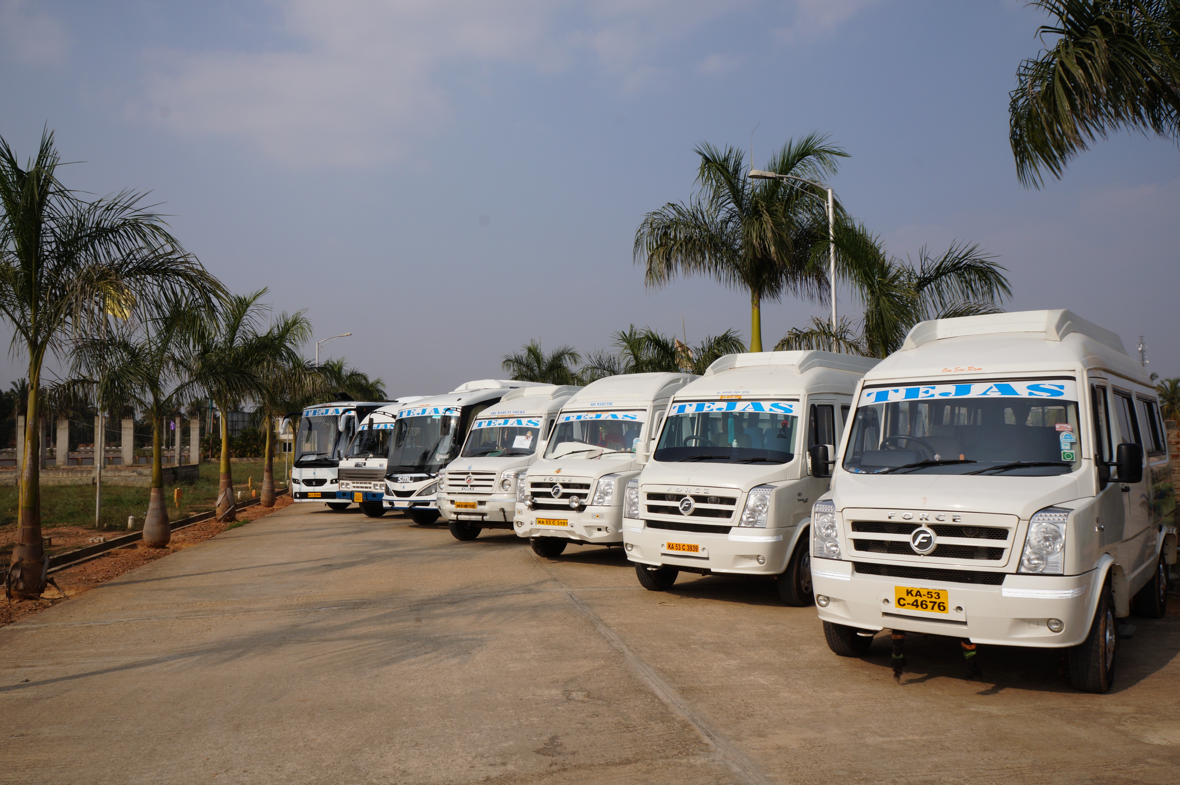 SUV parked by roadside view