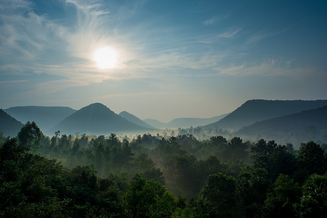 Kambalakonda wildlife sanctuary landscape view